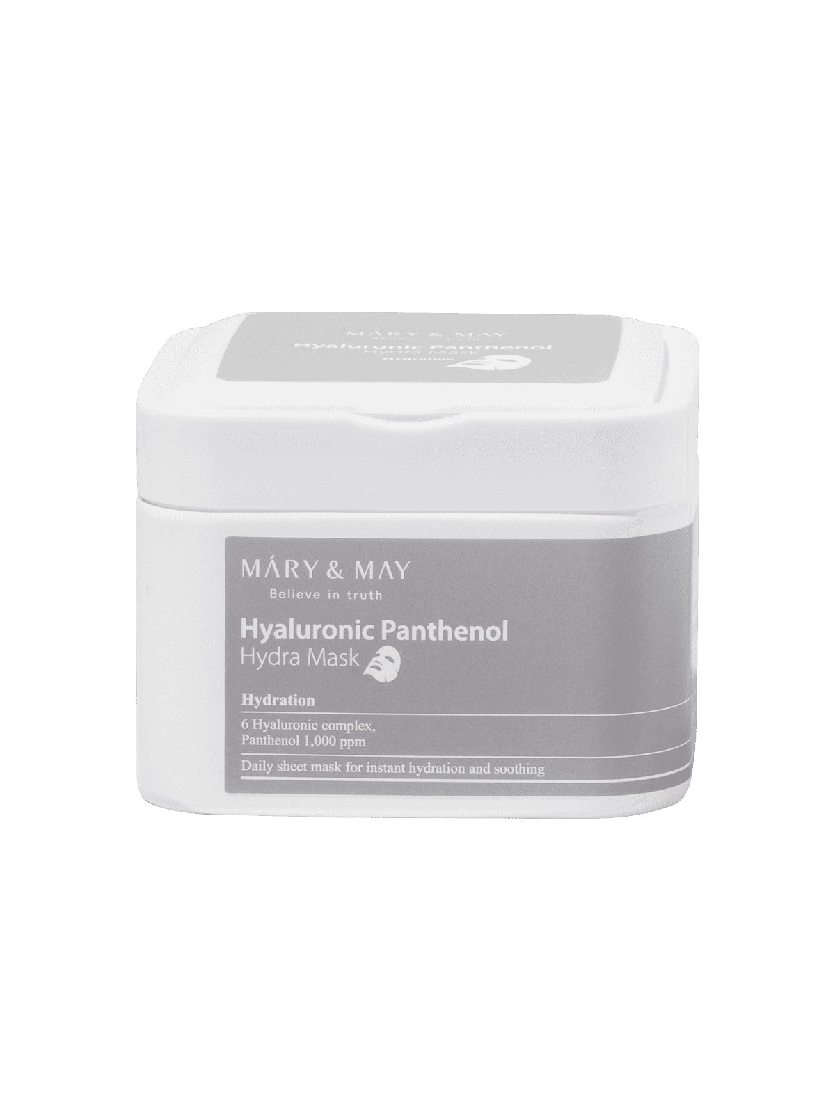 MARY&MAY Hyaluronic Panthenol Hydra Mask 30pc