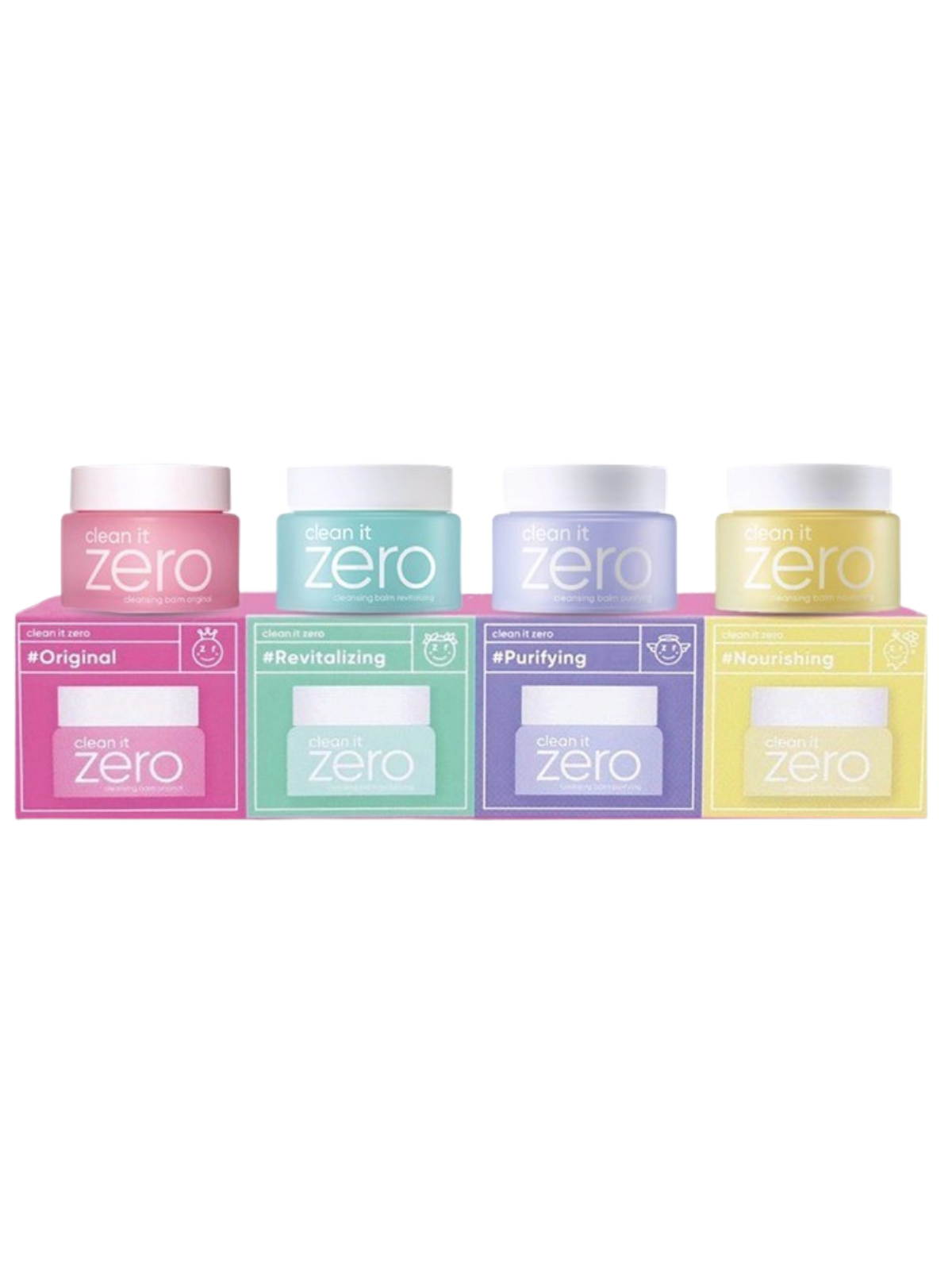 BANILA CO Clean it Zero Cleansing Balm Original Miniature Set (4 types)