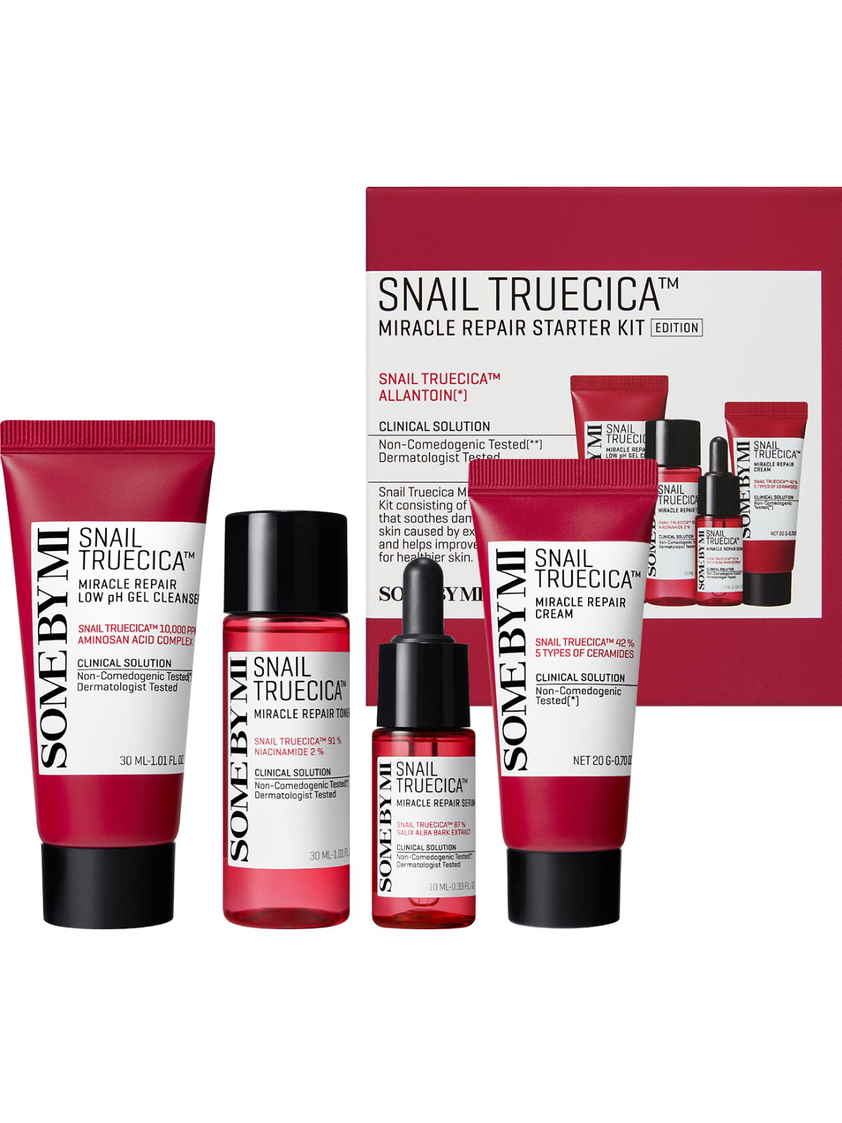 SOMEBYMI Snail TrueCICA Miracle Repair Starter Kit