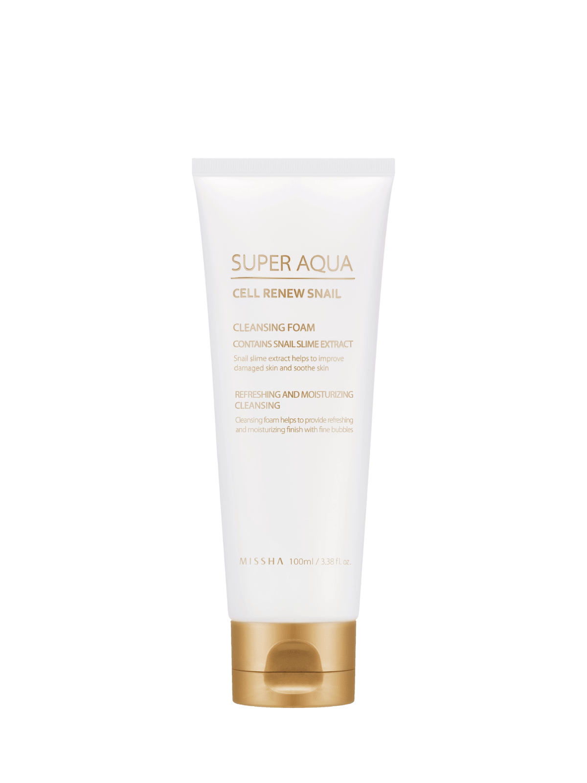 MISSHA Super Aqua Cell Renew Snail Cleansing Foam